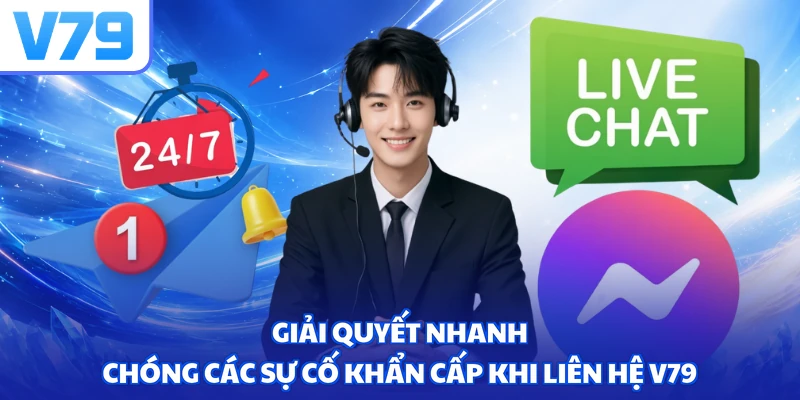 Giải quyết nhanh chóng các sự cố khẩn cấp khi liên hệ V79
